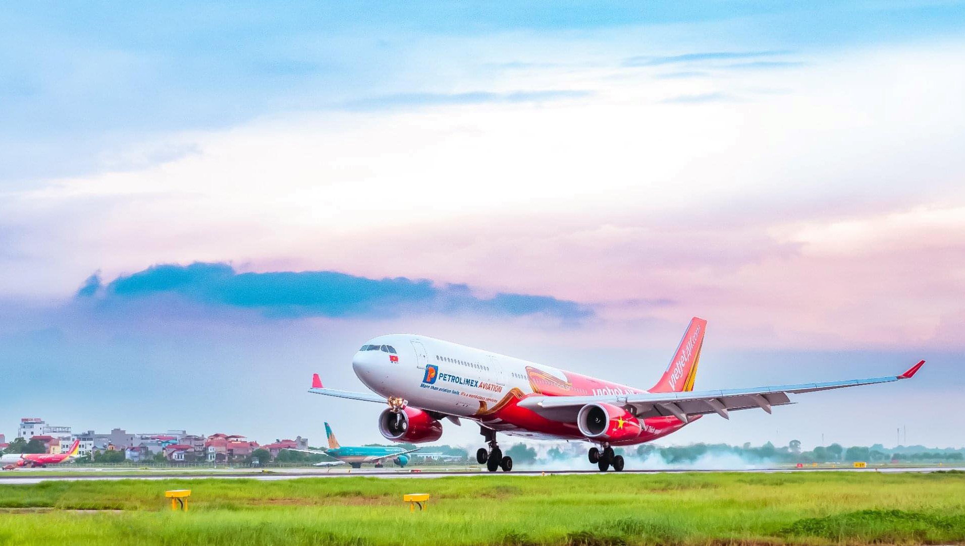 Vietjet Air được biết đến là hãng hàng không tư nhân đầu tiên tại Việt Nam. (Nguồn ảnh: Lấy từ Facebook “Vietjet”)